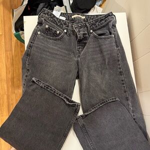 Levi’s Low Loose Black Denim Jeans